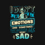 No Emotions-none glossy sticker-teesgeex