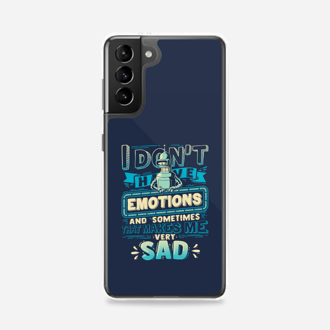 No Emotions-samsung snap phone case-teesgeex