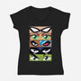 Team Titan-womens v-neck tee-danielmorris1993