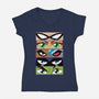 Team Titan-womens v-neck tee-danielmorris1993
