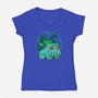 Bulbathulhu-womens v-neck tee-pigboom