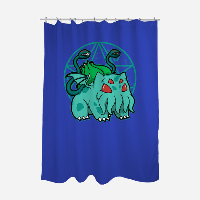 Bulbathulhu-none polyester shower curtain-pigboom