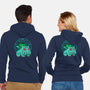 Bulbathulhu-unisex zip-up sweatshirt-pigboom