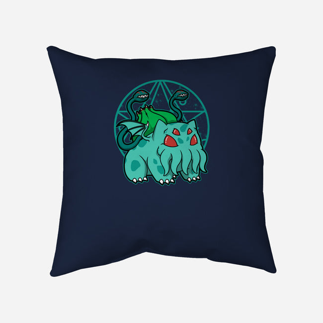 Bulbathulhu-none non-removable cover w insert throw pillow-pigboom
