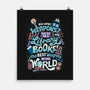 Books are the Best Weapons-none matte poster-risarodil