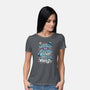 Books are the Best Weapons-womens basic tee-risarodil