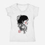 Princess-womens v-neck tee-Hafaell