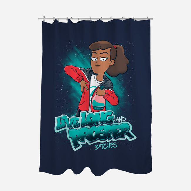 New Salute-none polyester shower curtain-teesgeex