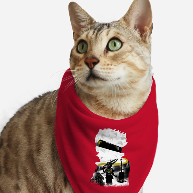 Anti-Magic-cat bandana pet collar-RamenBoy