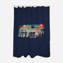 3 2 1-none polyester shower curtain-kharmazero