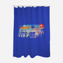 3 2 1-none polyester shower curtain-kharmazero