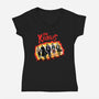The Keanus-womens v-neck tee-zascanauta
