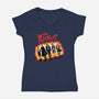 The Keanus-womens v-neck tee-zascanauta