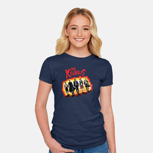 The Keanus-womens fitted tee-zascanauta
