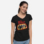 The Keanus-womens v-neck tee-zascanauta