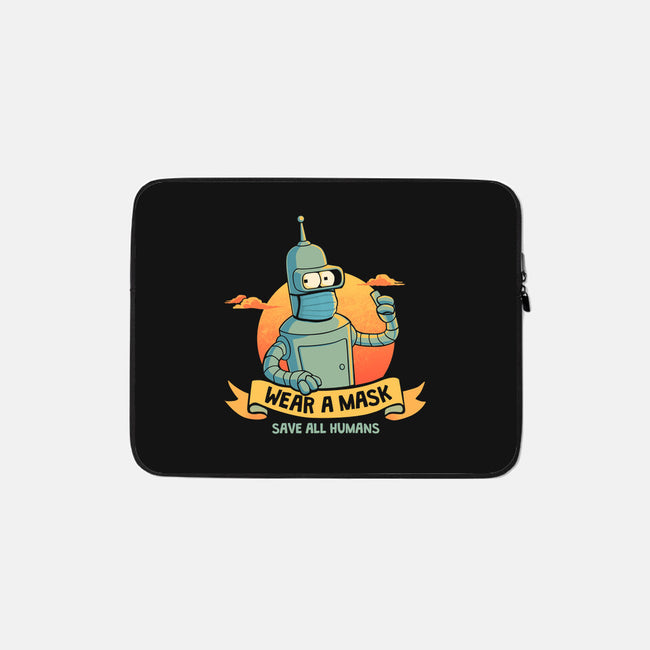Save All Humans-none zippered laptop sleeve-teesgeex