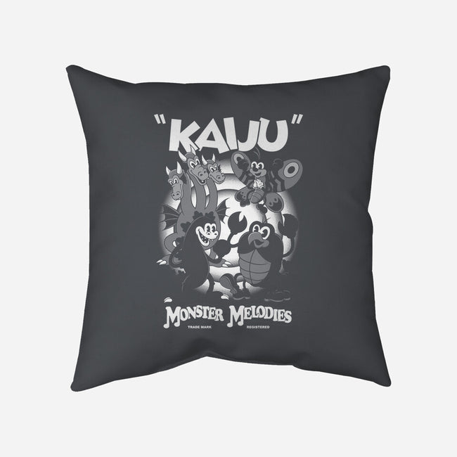 Monster Melodies-none non-removable cover w insert throw pillow-Nemons
