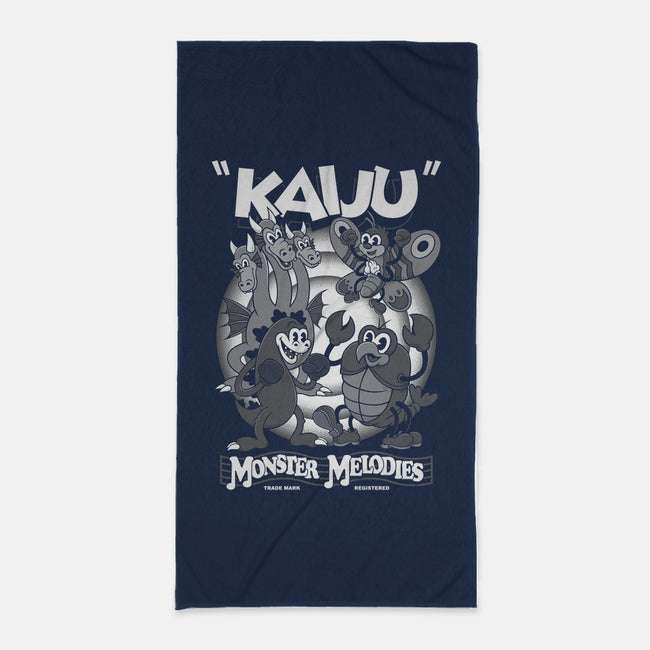 Monster Melodies-none beach towel-Nemons
