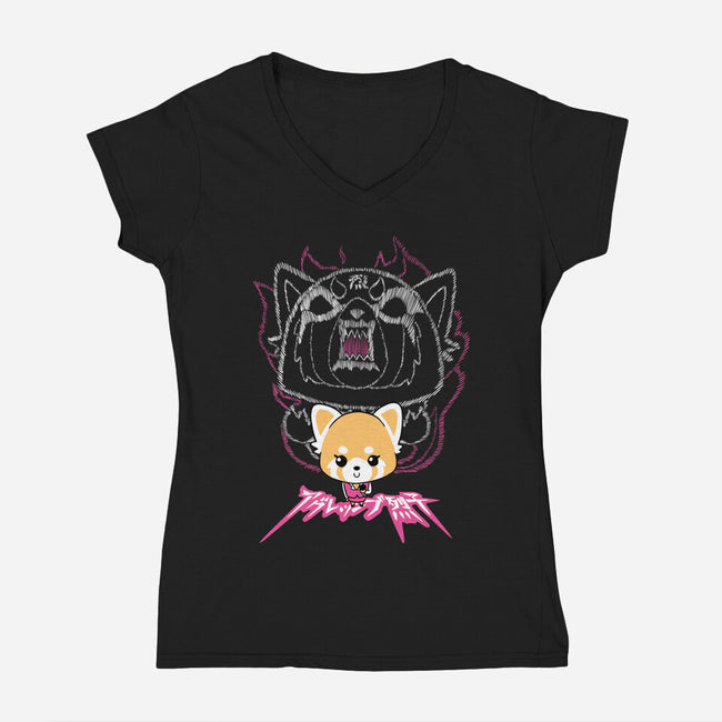 Release The Rage-womens v-neck tee-estudiofitas