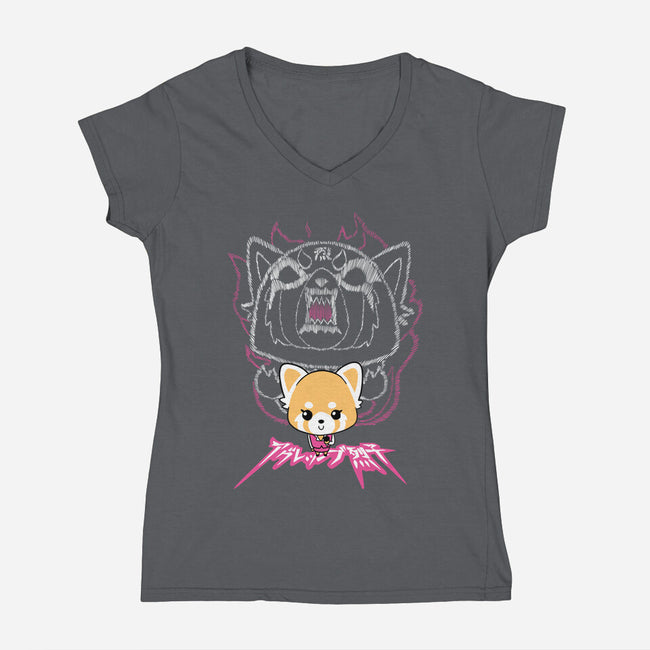 Release The Rage-womens v-neck tee-estudiofitas