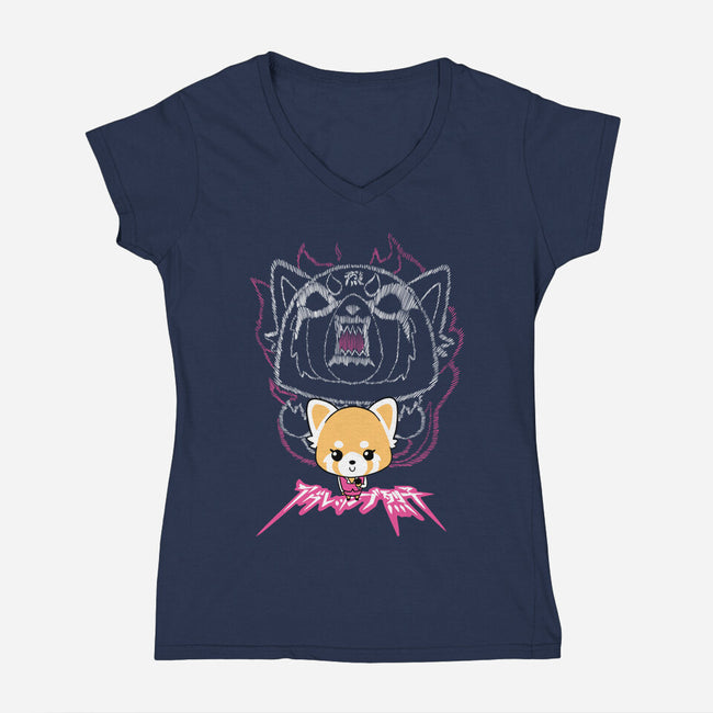Release The Rage-womens v-neck tee-estudiofitas