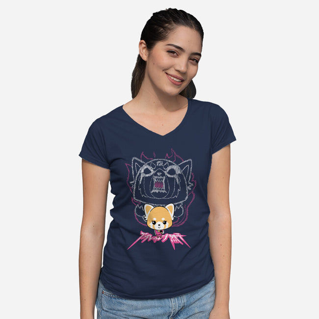Release The Rage-womens v-neck tee-estudiofitas