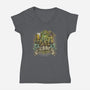 Miskatonic Brewery-womens v-neck tee-Fearcheck