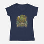 Miskatonic Brewery-womens v-neck tee-Fearcheck