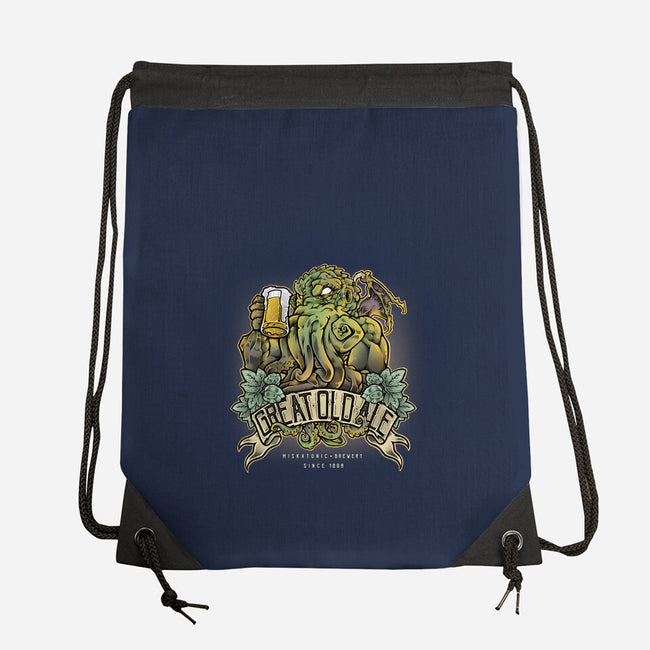 Miskatonic Brewery-none drawstring bag-Fearcheck