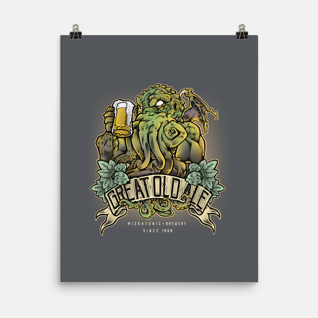 Miskatonic Brewery-none matte poster-Fearcheck