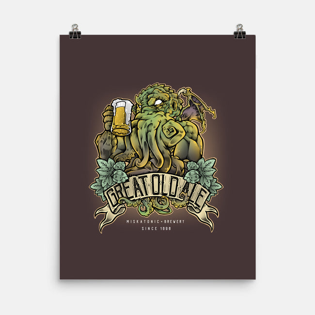 Miskatonic Brewery-none matte poster-Fearcheck