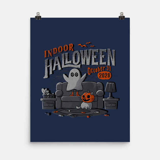 Indoor Halloween-none matte poster-eduely