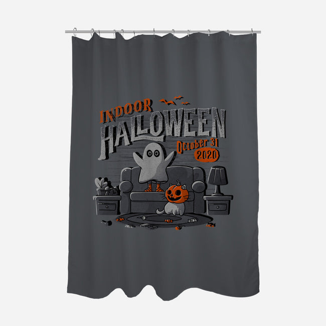 Indoor Halloween-none polyester shower curtain-eduely