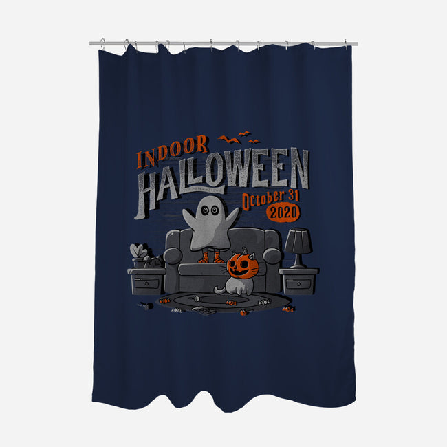 Indoor Halloween-none polyester shower curtain-eduely