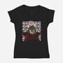Burned In My Mind-womens v-neck tee-MarianoSan