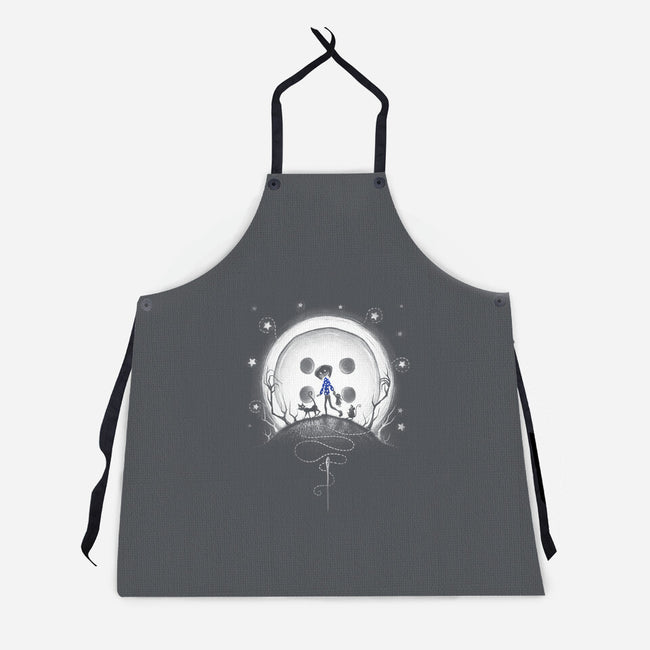 Behind The Door-unisex kitchen apron-ManuelDA