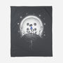 Behind The Door-none fleece blanket-ManuelDA