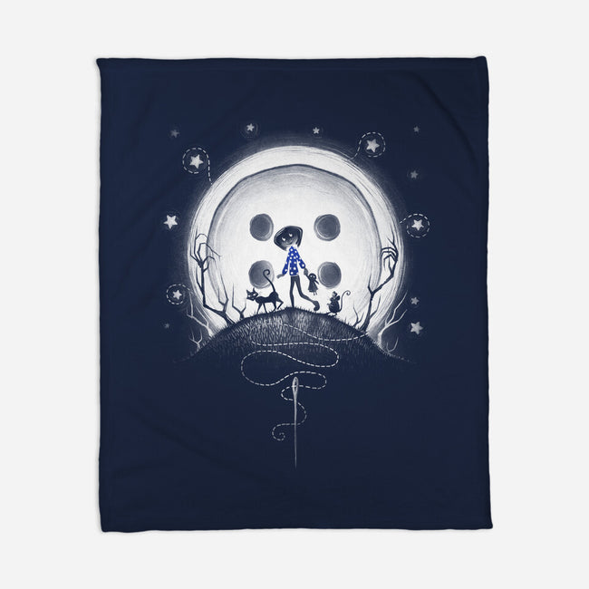 Behind The Door-none fleece blanket-ManuelDA