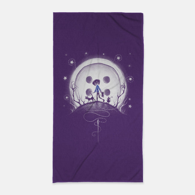 Behind The Door-none beach towel-ManuelDA