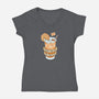 Player's Tears-womens v-neck tee-glassstaff