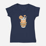 Player's Tears-womens v-neck tee-glassstaff