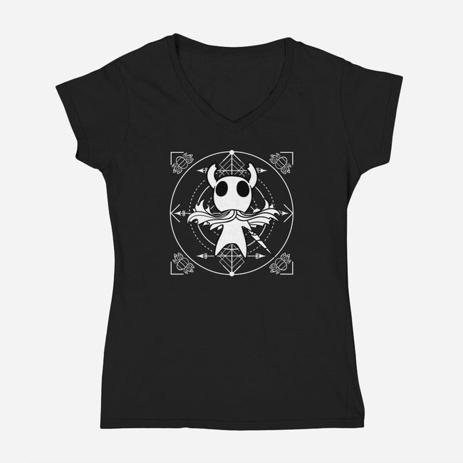 Bug Knight-womens v-neck tee-dumbassman