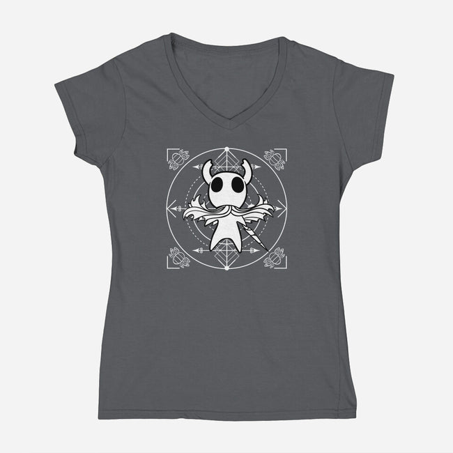 Bug Knight-womens v-neck tee-dumbassman