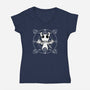 Bug Knight-womens v-neck tee-dumbassman