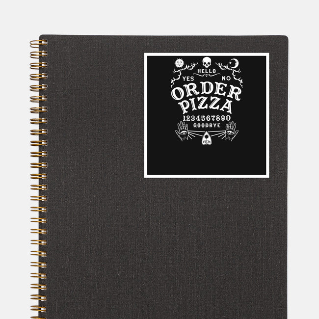 Order Pizza-none glossy sticker-Immortalized