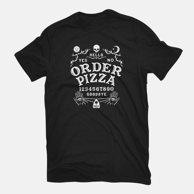 Order Pizza-mens basic tee-Immortalized