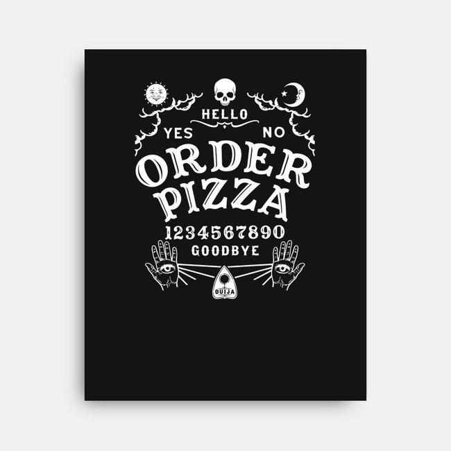 Order Pizza-none stretched canvas-Immortalized