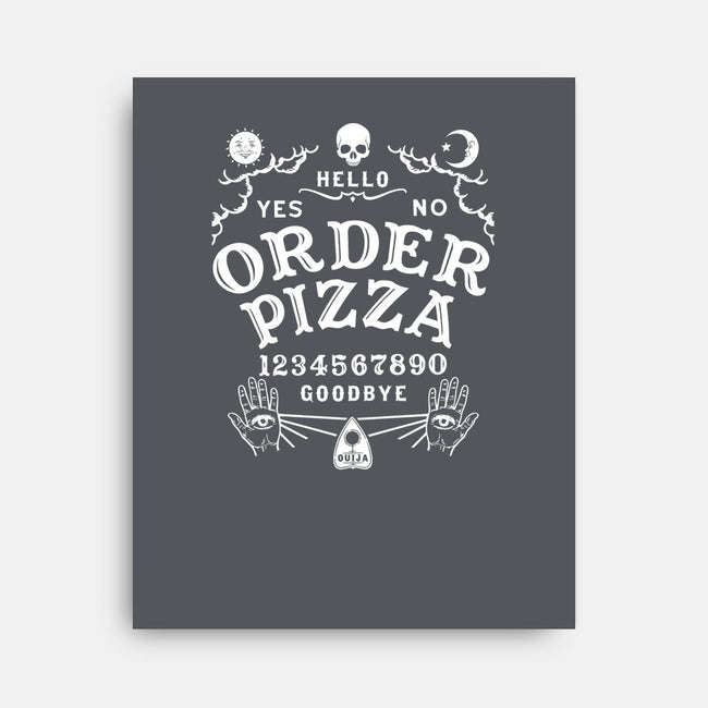 Order Pizza-none stretched canvas-Immortalized