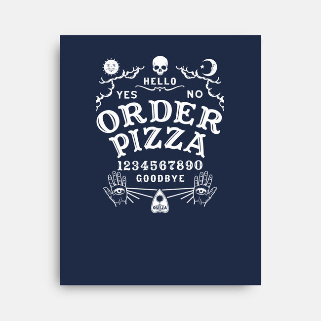 Order Pizza-none stretched canvas-Immortalized