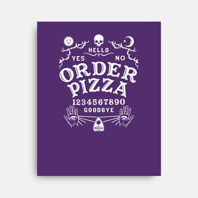 Order Pizza-none stretched canvas-Immortalized